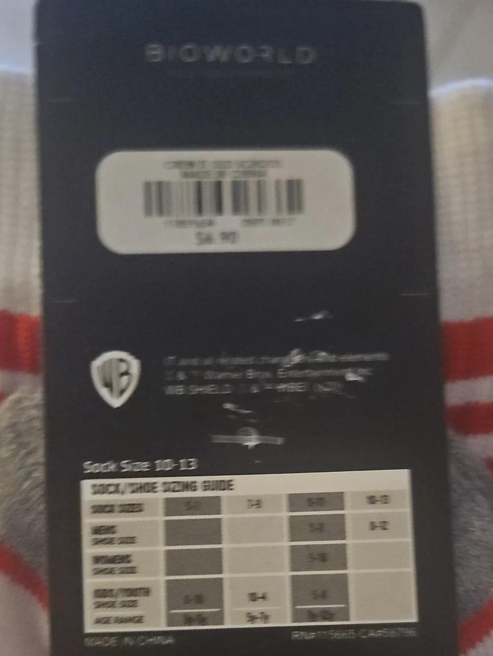 IT Pennywise Varsity Crew Socks